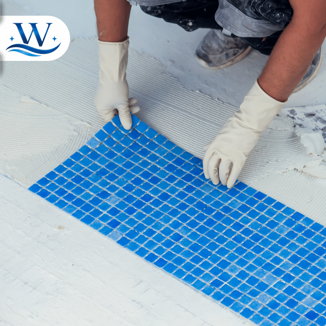 Pool Tiling Work